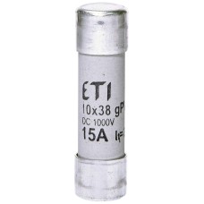 Запобіжник CH 10&#215;38 gPV 15A 1500V (10kA)