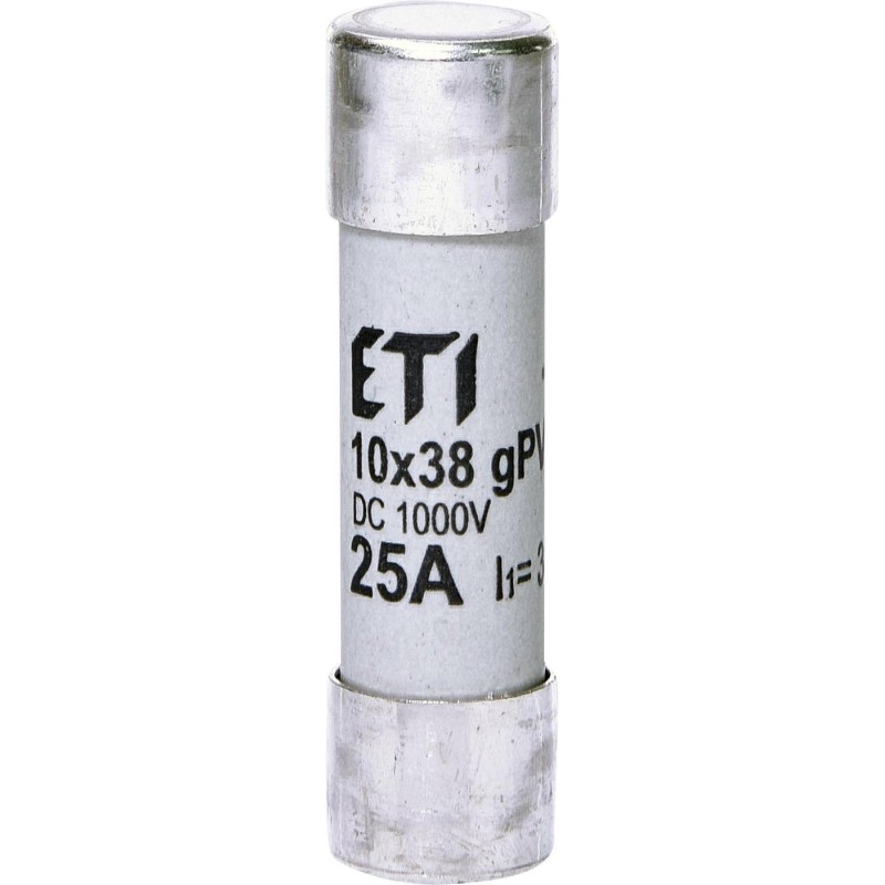 Запобіжник CH 10&#215;38 gPV 25A 1000V (30kA)