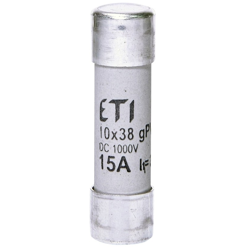 Запобіжник CH 10&#215;38 gPV 15A 1500V (10kA)